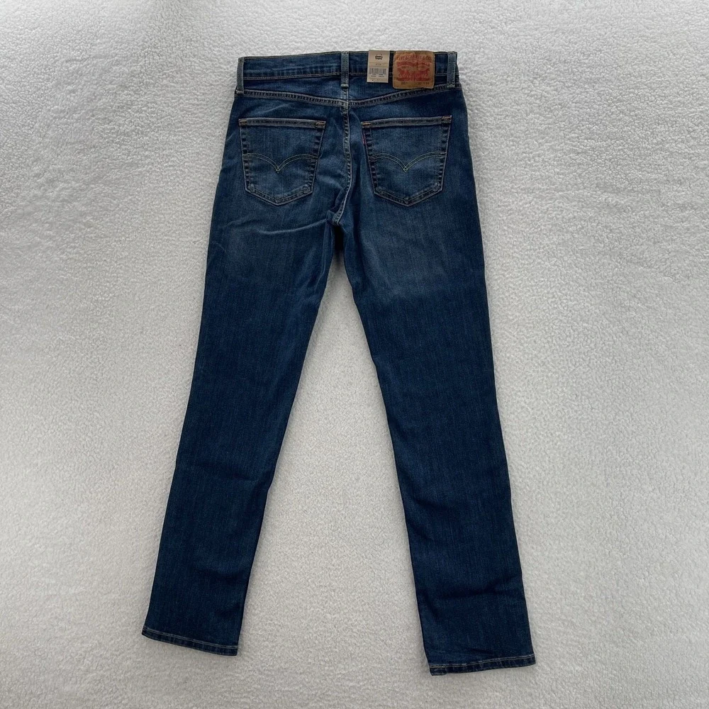 Levis 511 Jeans Mens 32x34 Blue Slim Fit Dark Wash Stretch Denim Grunge Skater